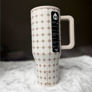 Hydrojug 40oz MOSAIC White + Gold Accents Traveler Limited Edition